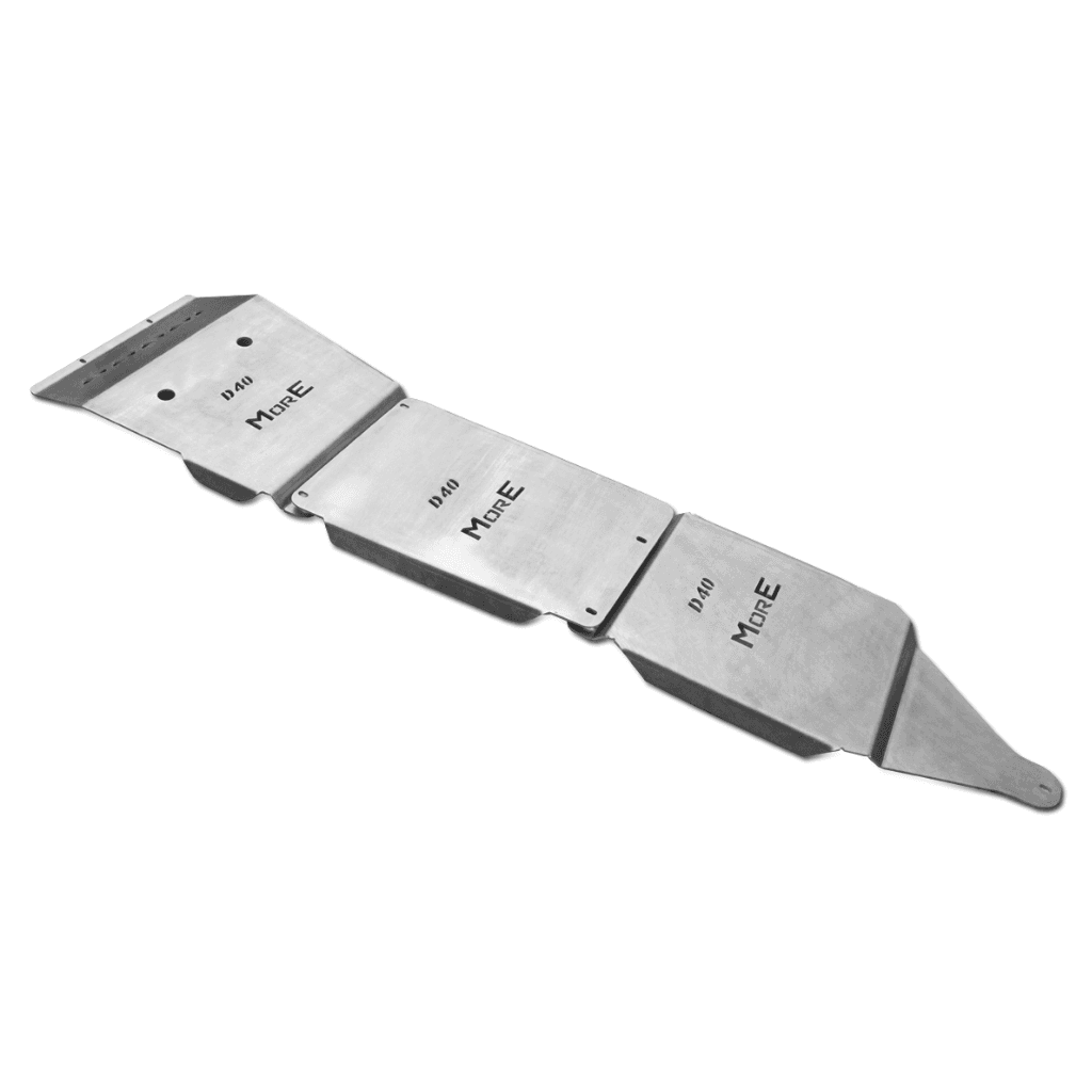 Aluminium hasplåt kit MorE 4x4 Pathfinder R51 2005-2010, Navara D40 2005-2010