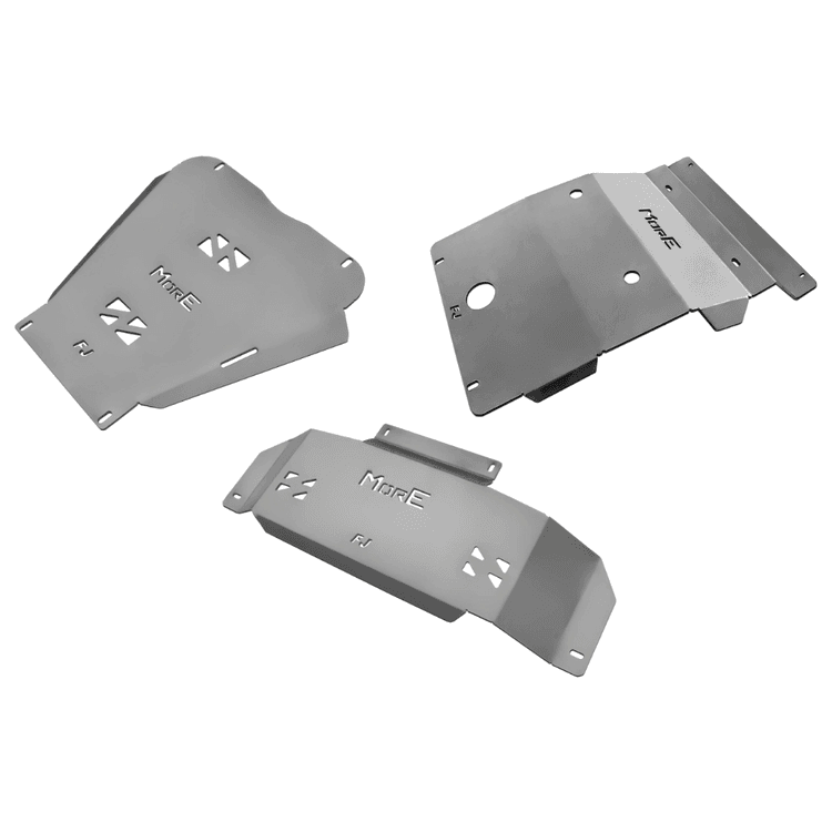 Aluminium hasplåt kit for MOZ022 stötfångare MorE 4x4 Toyota FJ Cruiser 2006-2010, Toyota FJ Cruiser 2011-2023