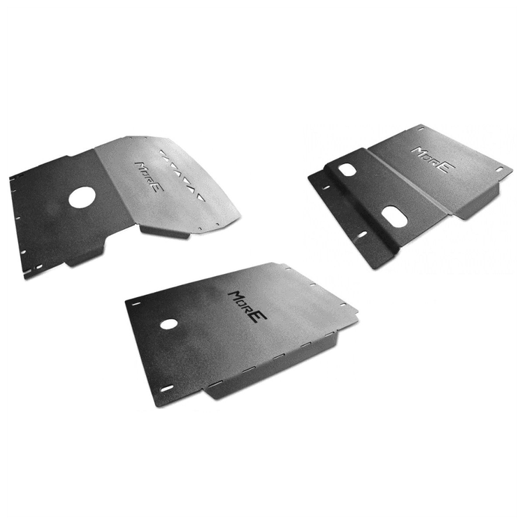 Aluminium hasplåt kit for MOZ012 stötfångare MorE 4x4 Gasoline LWB Toyota Prado 90 series 1996-2002