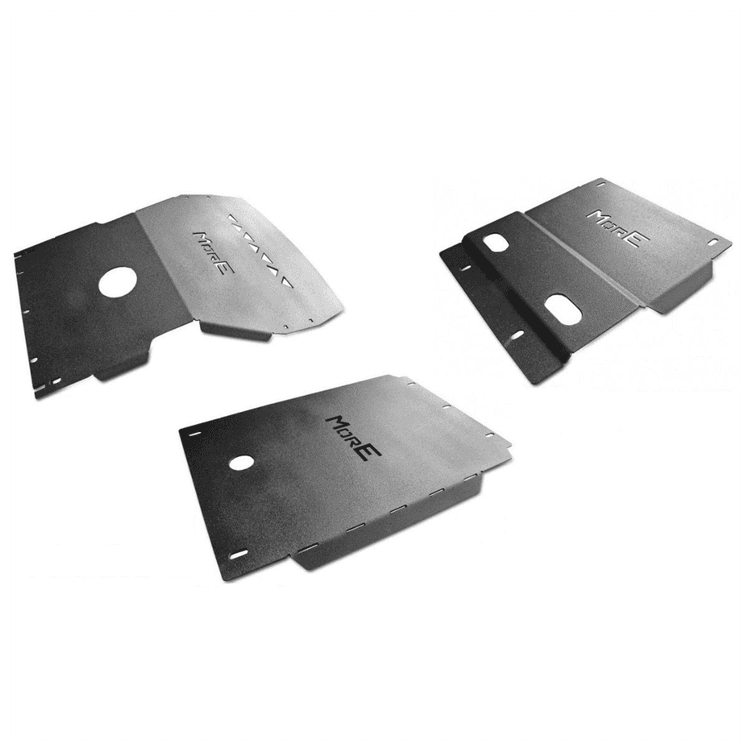 Aluminium hasplåt kit for MOZ012 stötfångare MorE 4x4 Gasoline SWB Toyota Prado 90 series 1996-2002