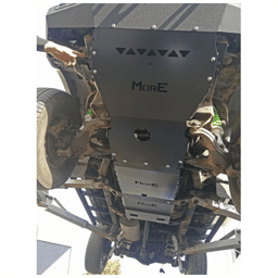 Aluminium hasplåt kit for MOZ012 stötfångare MorE 4x4 Gasoline SWB Toyota Prado 90 series 1996-2002 - 2