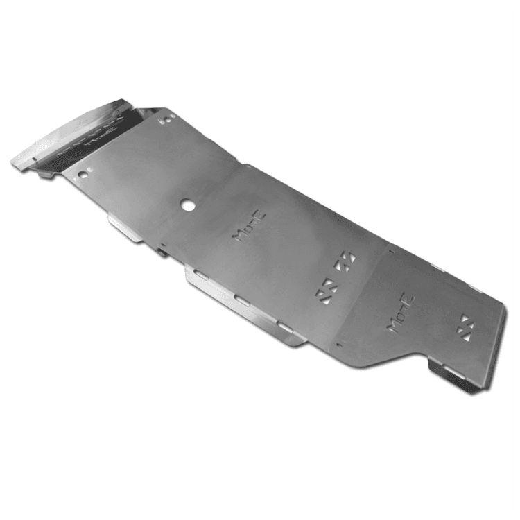 Aluminium hasplåt kit for MOZ030 stötfångare MorE 4x4 Mitsubishi Pajero IV 2006-2021