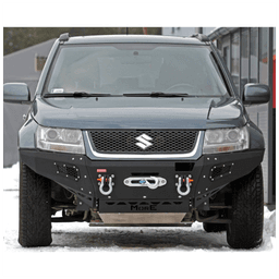 Aluminium hasplåt kit for MOZ024 stötfångare MorE 4x4 Suzuki Grand Vitara II 2005-2014 - 6