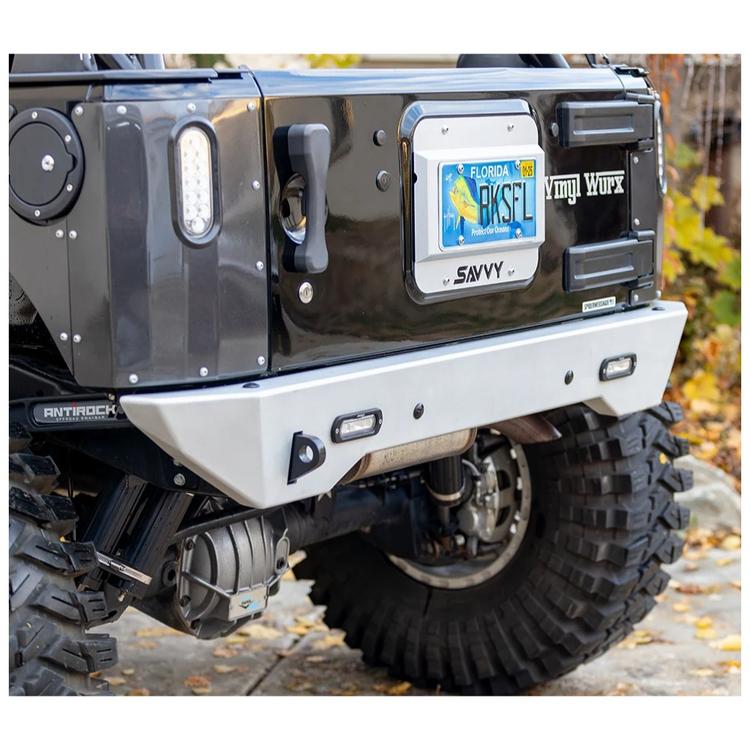 Bakre aluminium stötfångare Savvy Offroad Krawler Lite Jeep Wrangler JK 4-dörrars 2007-2018, Jeep Wrangler JK 2-dörrars 2007-2018