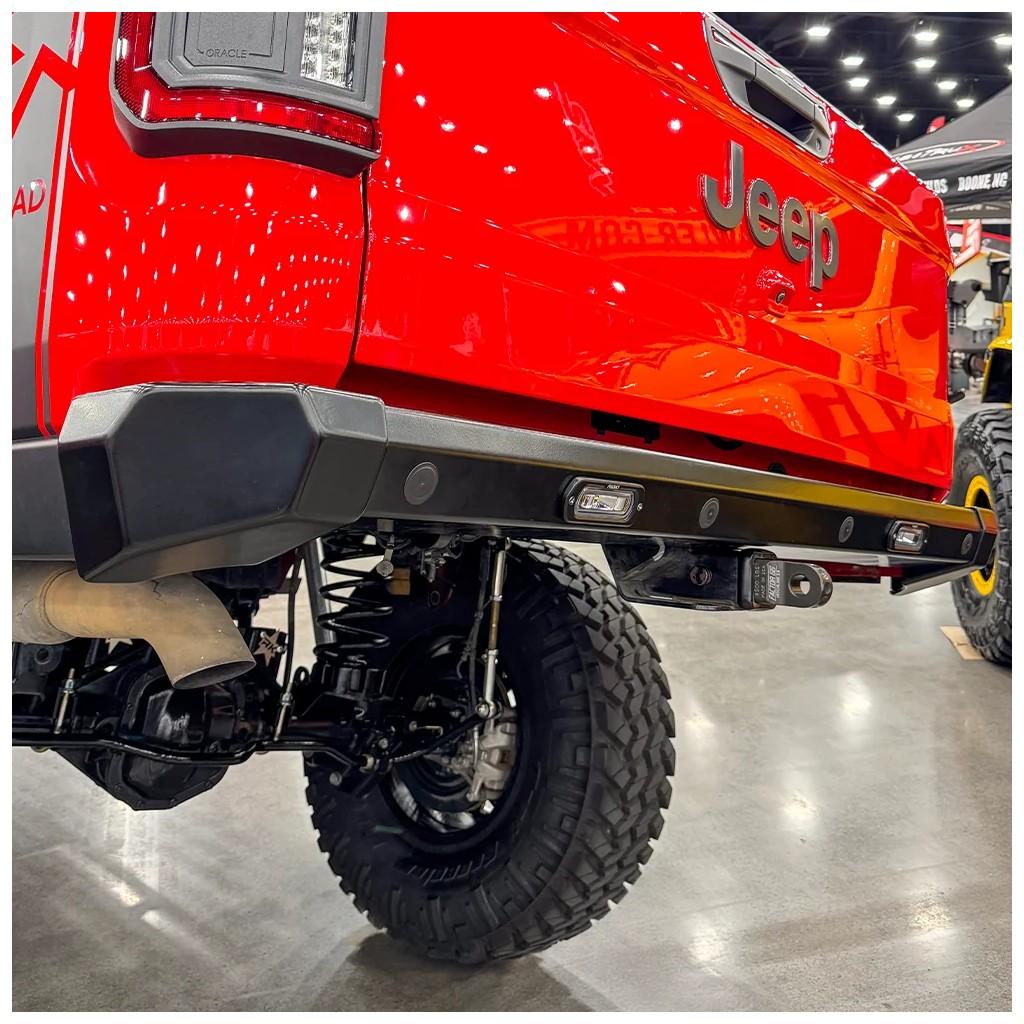 Bakre aluminium stötfångare Savvy Offroad Krawler Lite Jeep Wrangler JK 4-dörrars 2007-2018, Jeep Wrangler JK 2-dörrars 2007-2018