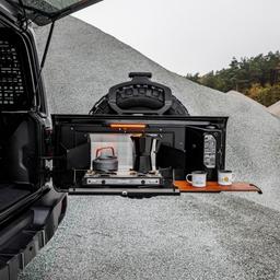 Nedfällbart bakluckebord BISON GEAR Wrangler JK 4-dörrars 2007-2018