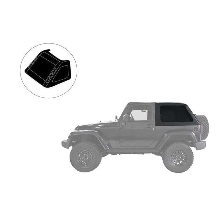 Lastfönsterskydd Fastback svart Diamond Suntop