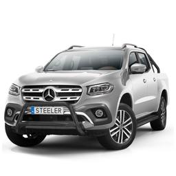 Frontbåge med tvärstag svart Steeler Mercedes X-Class 2017-2020 - 2