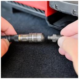 Kompakt snabbkoppling till hankoppling 1/4 " universal - 2