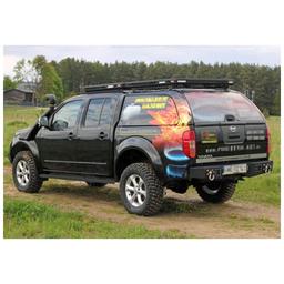 Bakre stötfångare i stål MorE 4x4 Nissan Navara D40 2005-2015 - 3