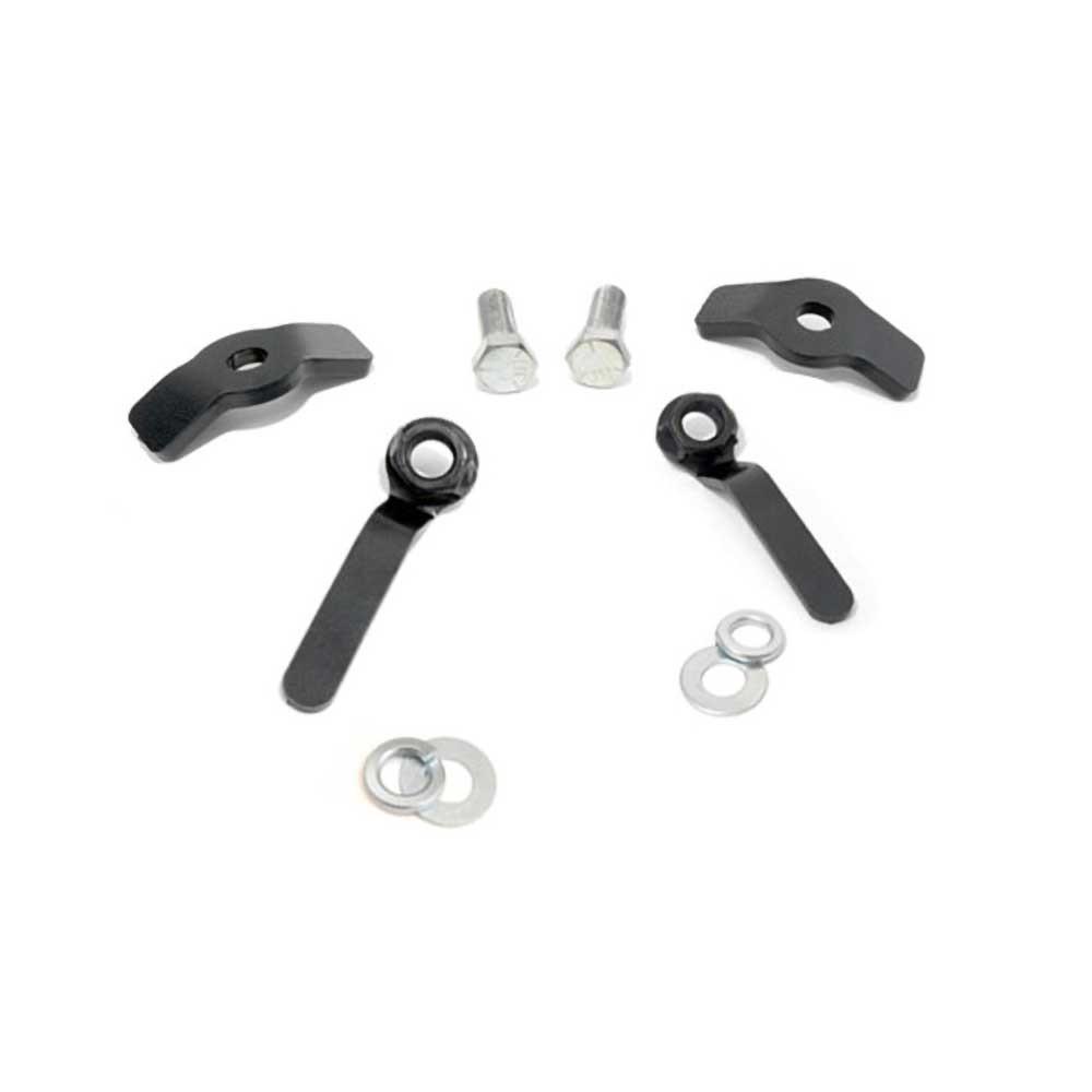 Bakre spiralfjäder clamp sats Rough Country för Jeep Wrangler JK 2-dörrars 2007-2018 m.fl.