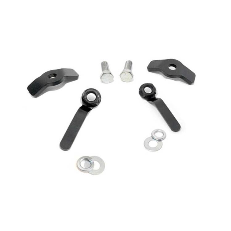 Bakre spiralfjäder clamp sats Rough Country för Jeep Wrangler JK 2-dörrars 2007-2018 m.fl.