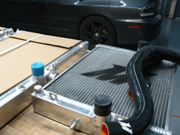 Aluminiumkylare Mishimoto som passar Performance Aluminum Radiator, Half-Size, fits Mitsubishi Lancer Evo 2001-2007 - 9