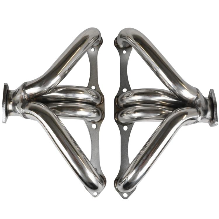 Udstødningsmanifold Small Block Chevy (SBC) "Block Huggers" Slim