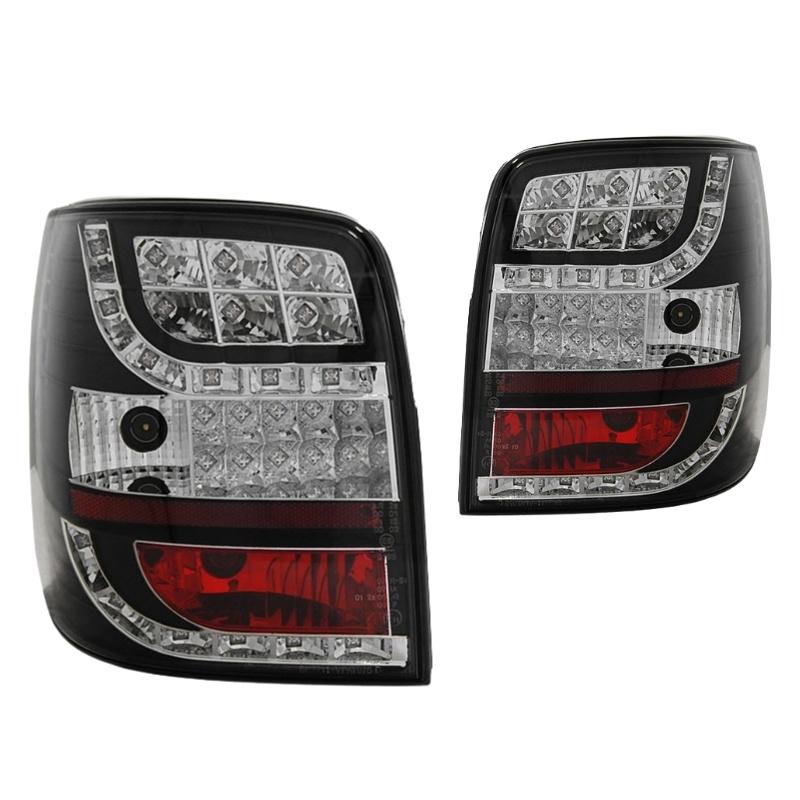 Svarta LED-Baklyktor VW Passat 3BG Variant 2000-2005