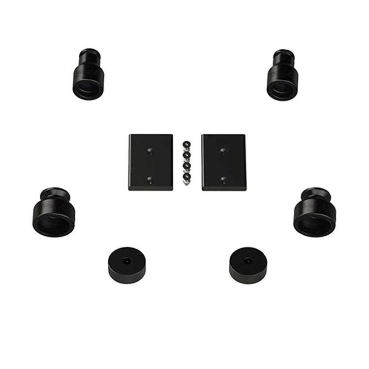 Främre och bakre genomslagsstopp förlängning sats TeraFlex höjning 4" för Jeep Wrangler JK 2-dörrars 2007-2018 m.fl.