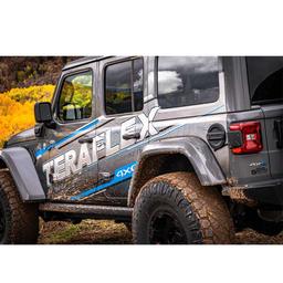 Genomslagsstopp anslagsplatta mellanlÀgg sats 0,5" TeraFlex för Jeep Wrangler JL 2-dörrars 2018- m.fl. - 2