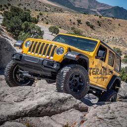 Genomslagsstopp anslagsplatta förlängning sats 2" TeraFlex för Jeep Wrangler JL 2-dörrars 2018- m.fl. - 2