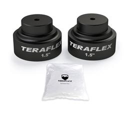 Bakre upper genomslagsstopp anslagsplatta förlängning sats 1,5" TeraFlex SpeedBump för Jeep Gladiator JT 2020-