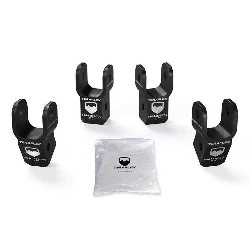 Förlängningsfäste för stötdämpare TeraFlex höjning 2-2,5" för Jeep Wrangler JL 2-dörrars 2018- m.fl.