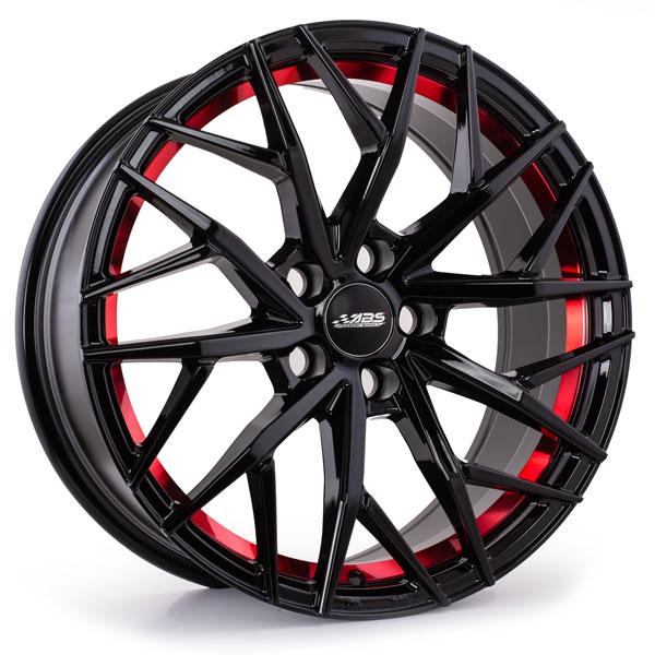 ABS Wheels 334 alumiinivanne, Musta, 19""