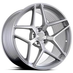 ABS Wheels F16 alumiinivanne, Hopea, 19""