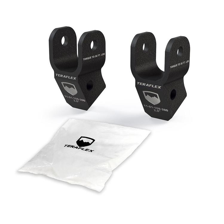 Främre förlängningsfäste för stötdämpare TeraFlex höjning 2-2,5" för Jeep Wrangler JL 2-dörrars 2018- m.fl.