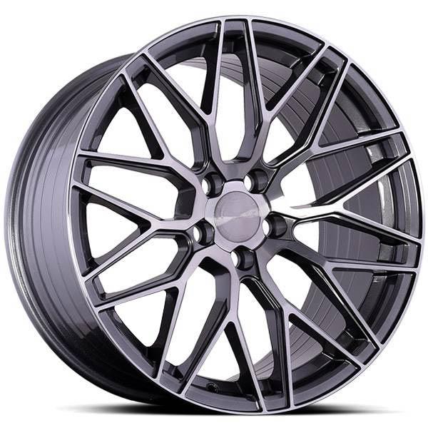 ABS Wheels F8 alumiinivanne, Harmaa, 19""