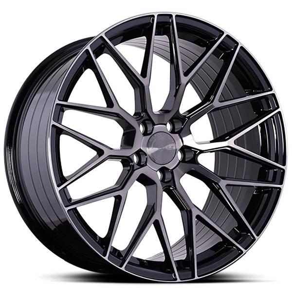 ABS Wheels F8 alumiinivanne, Musta, 19""