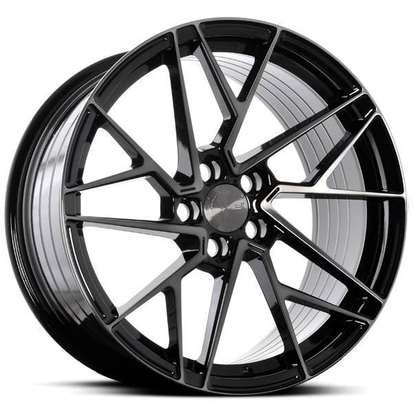 ABS Wheels F28 alumiinivanne, Musta, 20""