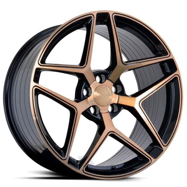 ABS Wheels F16 aluminiumsfelg i Bronse, 20""