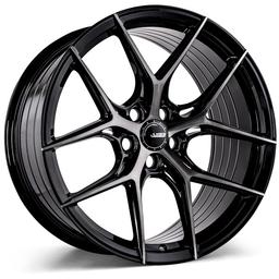 ABS Wheels F5 alumiinivanne, Musta, 20""