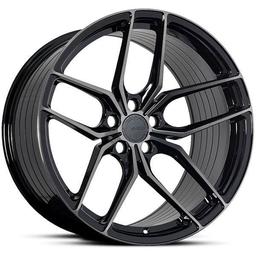 ABS Wheels F17 alumiinivanne, Musta, 20""