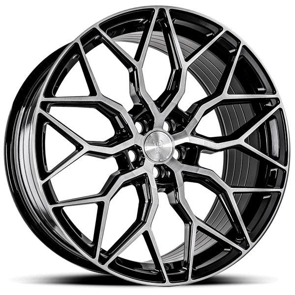 Platinum Wheels P2 alumiinivanne, Musta, 22""