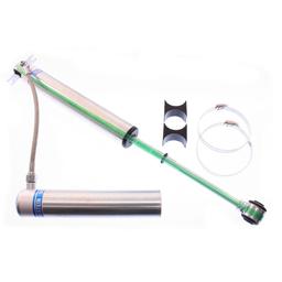 Bakre nitro-stötdämpare Bilstein B8 5160 Reservoir höjning 1,5-3 tum för Jeep Wrangler JK 2-dörrars 2007-2018 och Jeep Wrangler JK 4-dörrars 2007-2018