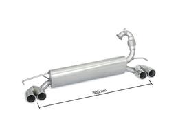 Ragazzon slutdämpare 2x70 mm Smart Fortwo (typ453) 2014-2024 - 0.9 (66kW) 2014-2019