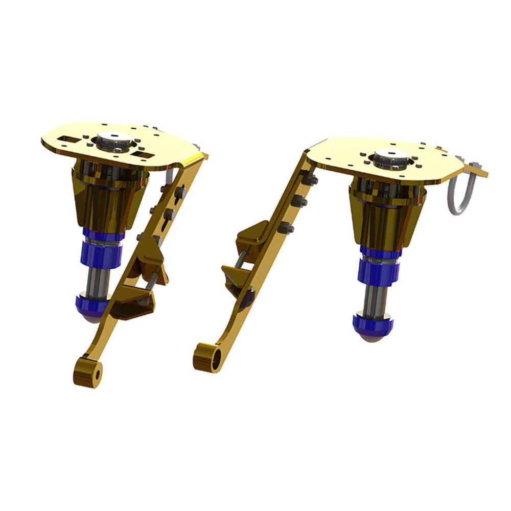 Bakre hydrauliskt genomslagsstopps Superior Engineering höjning 4-6"+ för Nissan Patrol Y60 2088-2097 m.fl.