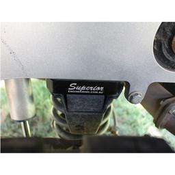 Bakre genomslagsstopp förlängningar 25 mm Superior Engineering för Toyota Land Cruiser 70 Series 2084-2022 m.fl. - 2