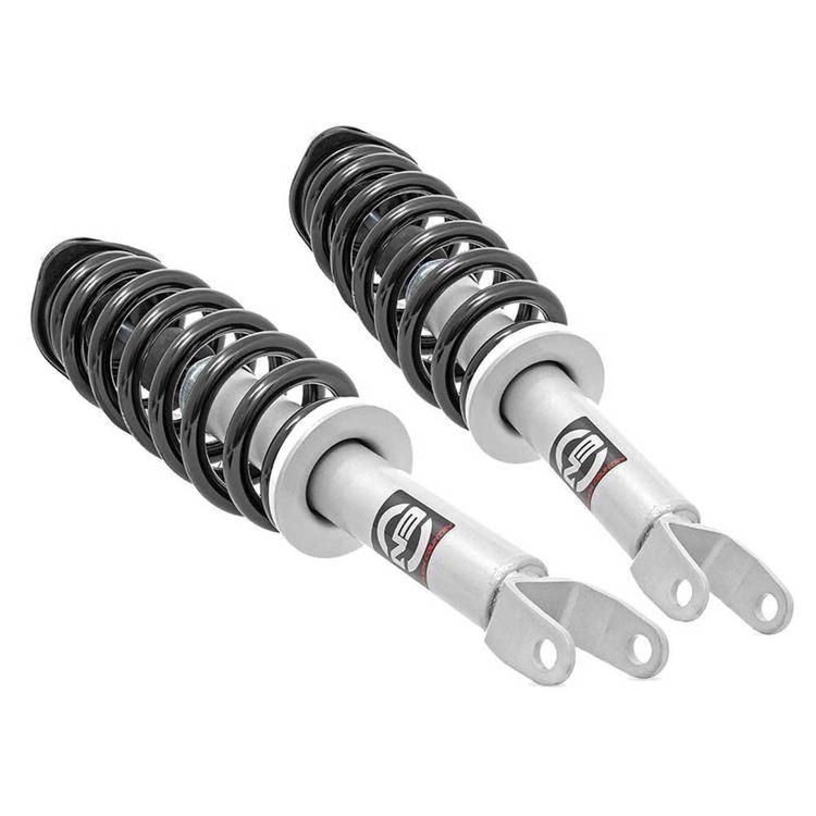 Främre coilover-fjäderben Rough Country N3 Premium höjning 2 tum för Dodge Ram 1500 DT 2019-2024 och Dodge Ram 1500 DT 2025-
