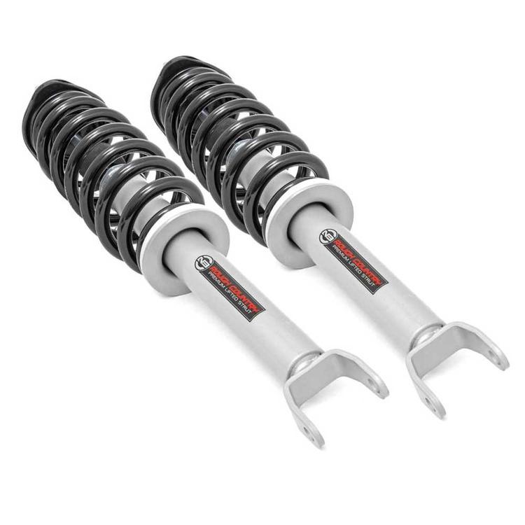 Främre coilover-fjäderben Rough Country N3 Premium höjning 6 tum för Dodge Ram 1500 DT 2019-2024 och Dodge Ram 1500 DT 2025-