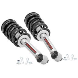 Främre coilover-fjäderben Rough Country N3 Premium höjning 3,5 tum för Chevrolet Silverado 1500 2019-2024 och Chevrolet Silverado 1500 2025-
