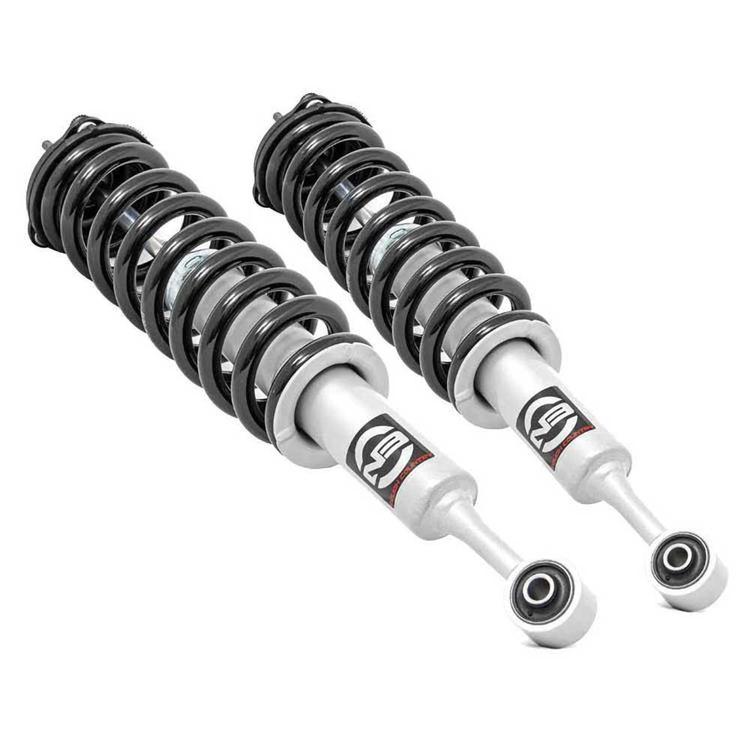 Främre coilover-fjäderben Rough Country N3 Premium höjning 2 tum för Toyota 4Runner 2003-2009 och Toyota Tacoma 2005-2015 m.fl.