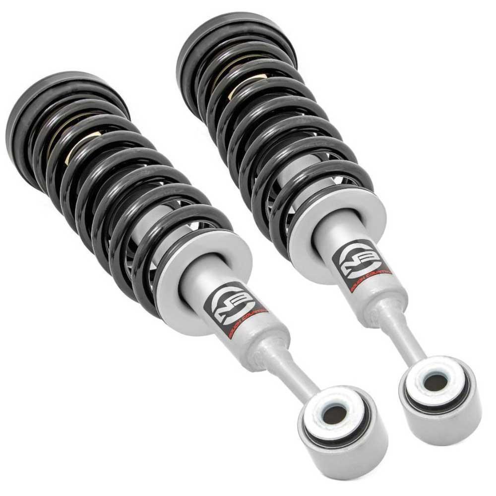 Främre coilover-fjäderben Rough Country N3 Premium höjning 2 tum 2WD för Ford F150 2004-2008