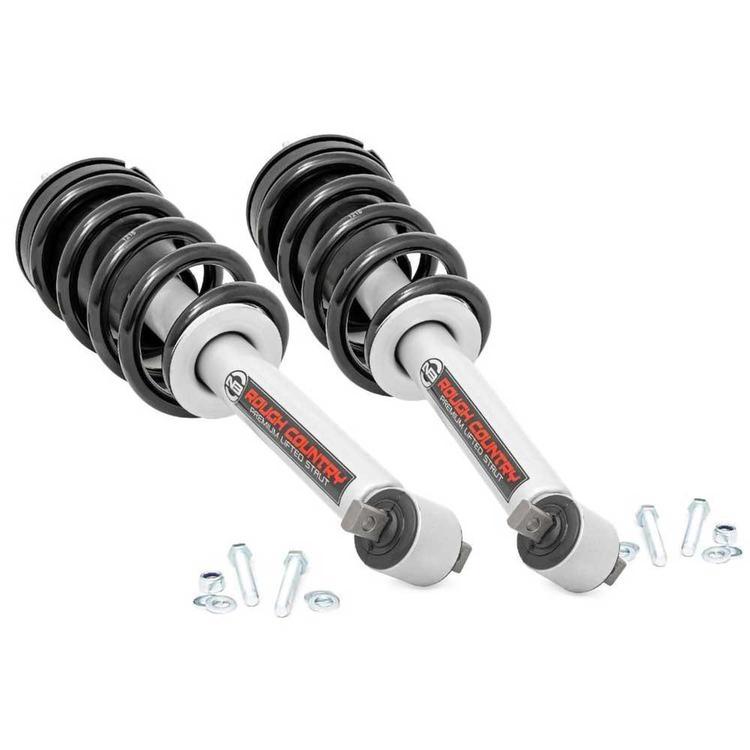 Främre coilover-fjäderben Rough Country N3 Premium höjning 6 tum för Chevrolet Silverado 1500 2014-2019 och GMC Sierra 1500 2014-2019