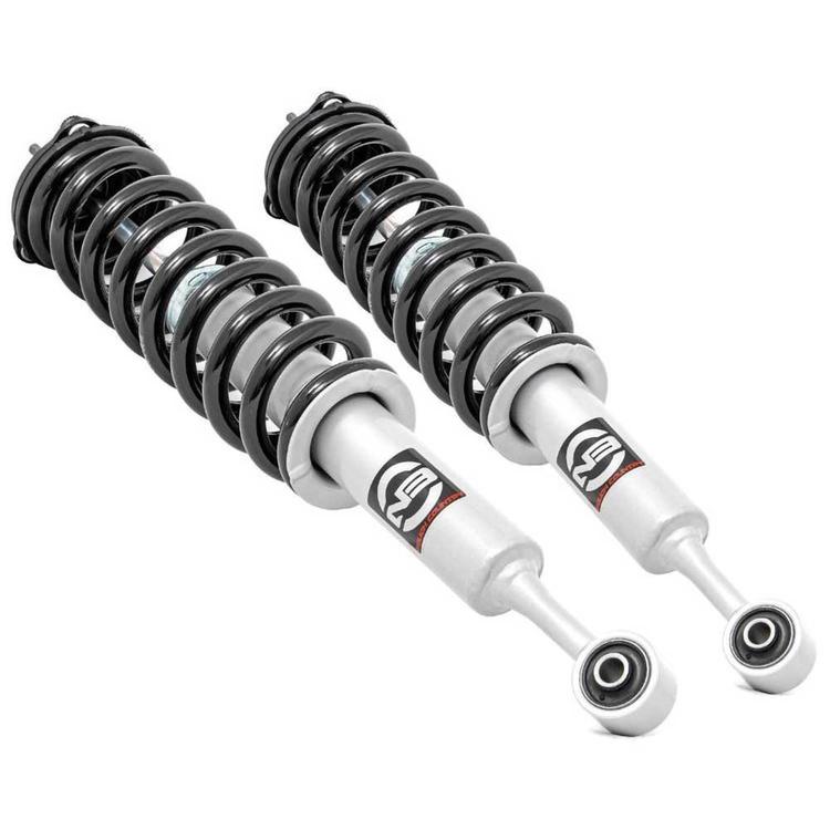 Främre coilover-fjäderben Rough Country N3 Premium höjning 3,5 tum för Toyota Tacoma 2005-2015 och Toyota Tacoma 2016-2023