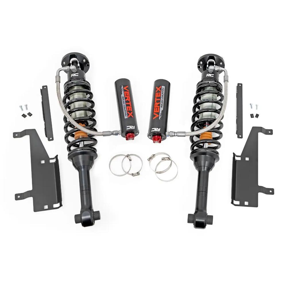 Bakre justerbar coilovers Rough Country Vertex höjning 3,5 tum för Ford New Bronco 2-dörrars 2021- och Ford New Bronco 4-dörrars 2021- m.fl.