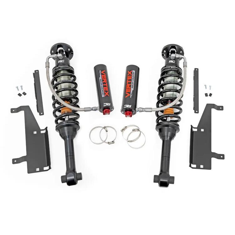 Bakre justerbar coilovers Rough Country Vertex höjning 3,5 tum för Ford New Bronco 2-dörrars 2021- och Ford New Bronco 4-dörrars 2021- m.fl.