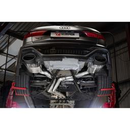 Avgassystem halvsats – Audi RS6 C8 / RS7 C8 2019–2025 – med ventiler – EVO svart keramik