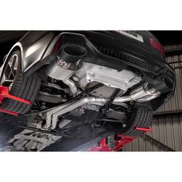 Avgassystem halvsats – Audi RS6 C8 / RS7 C8 2019–2025 – med ventiler – EVO svart keramik