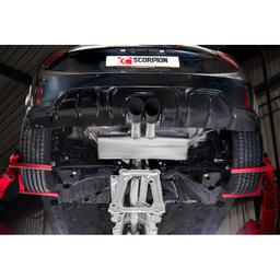Avgassystem – Mini Cooper S F66 med GPF 2024–2026 – Daytona svart keramik 100 mm - 2